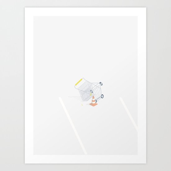 GÅ PÅ INDKØB Art Print