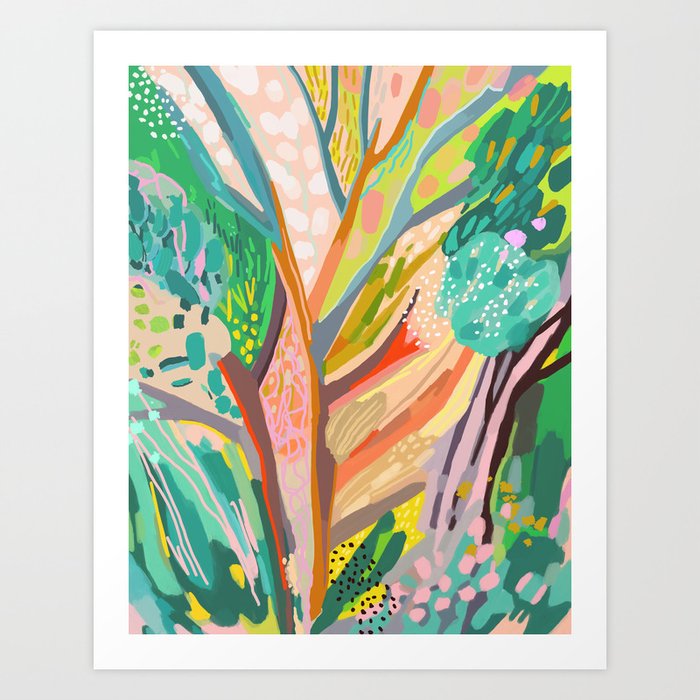 Tree and Leaf II Art Print