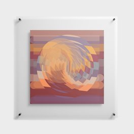 Turning Waves Floating Acrylic Print