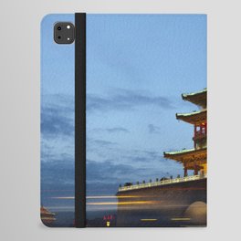 China Photography - Bell Tower Of Xi'an Under The Blue Sky iPad Folio Case
