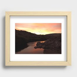 Loa river Recessed Framed Print