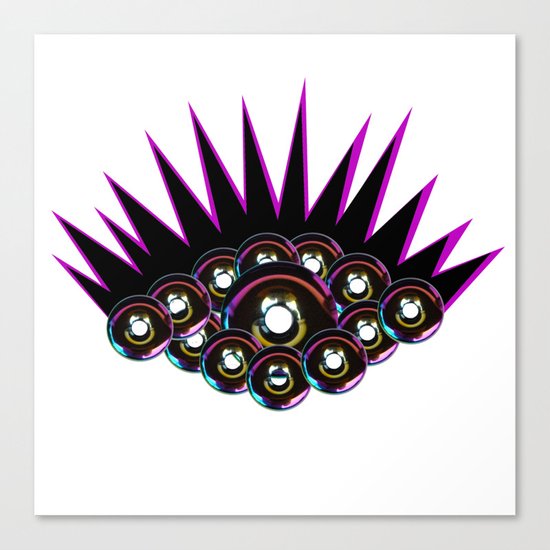 Donut Eyes Canvas Print