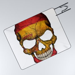 Exclusive Spain skull design Picnic Blanket