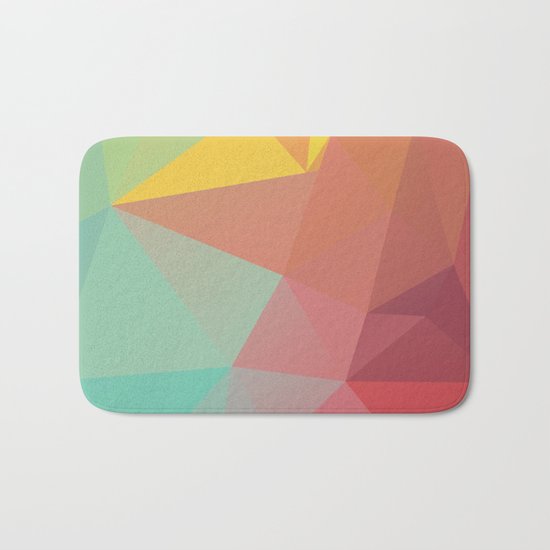 Geometric X Bath Mat