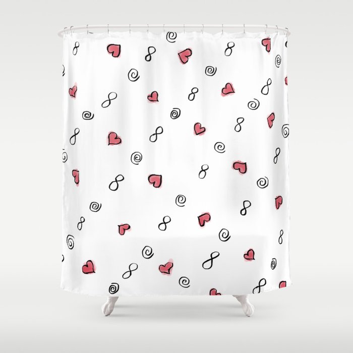 Crazy Love Forever Shower Curtain