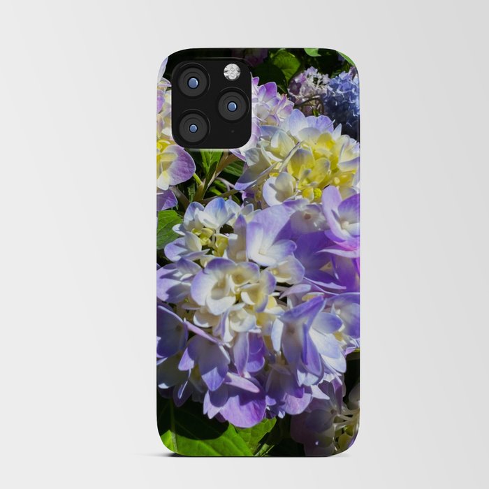 Purple Hydrangea iPhone Card Case