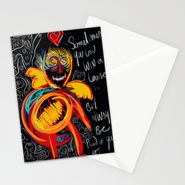 Always be proud of you street art graffiti Stationery Card