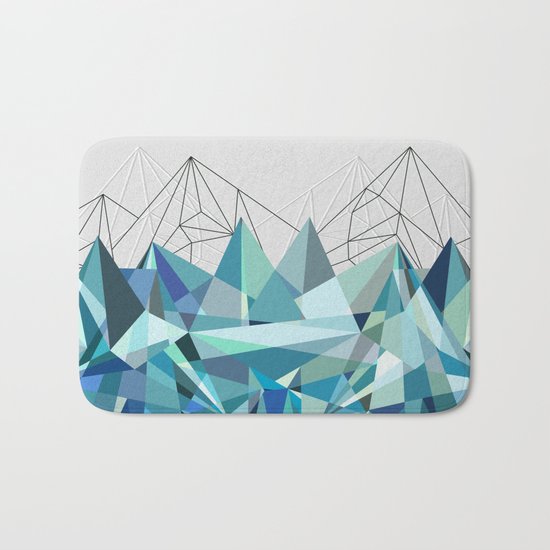 Colorflash 3 Turquoise Bath Mat