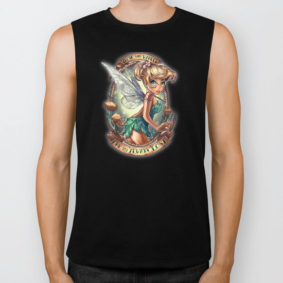 Those Who Wander Are Not Always Lost Biker Tank