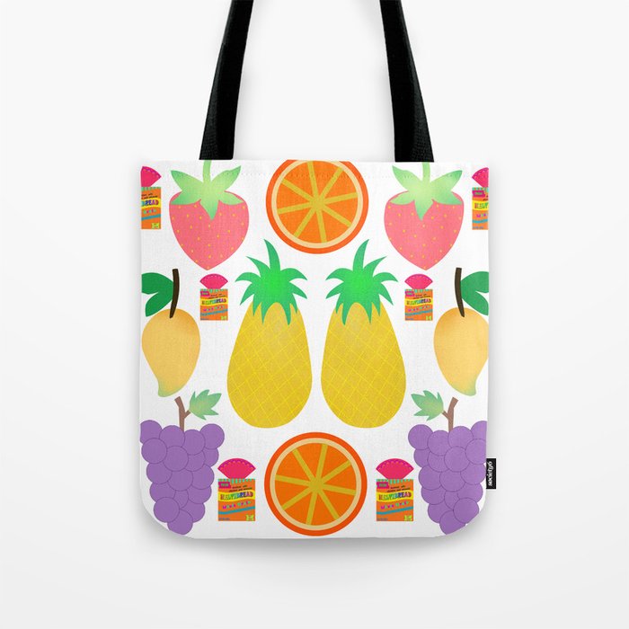 art jamming tote bag