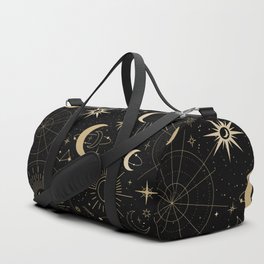 moon stars in darkness Duffle Bag