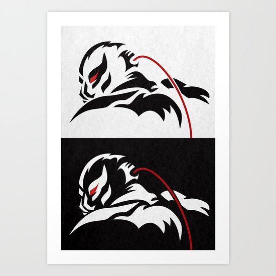 The Reckoning B/W Art Print
