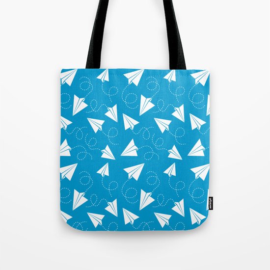 Paper Plane Tote Bag