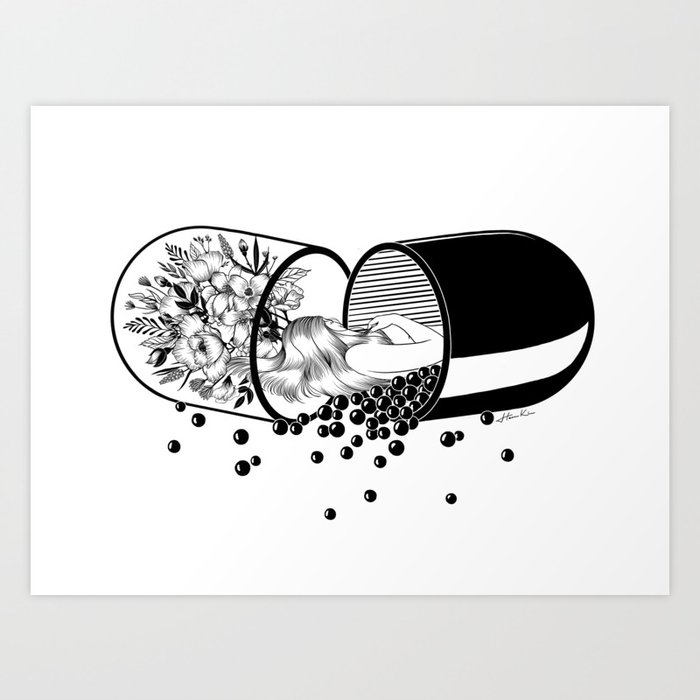 Sleep Forever Art Print By Hennkim Society6
