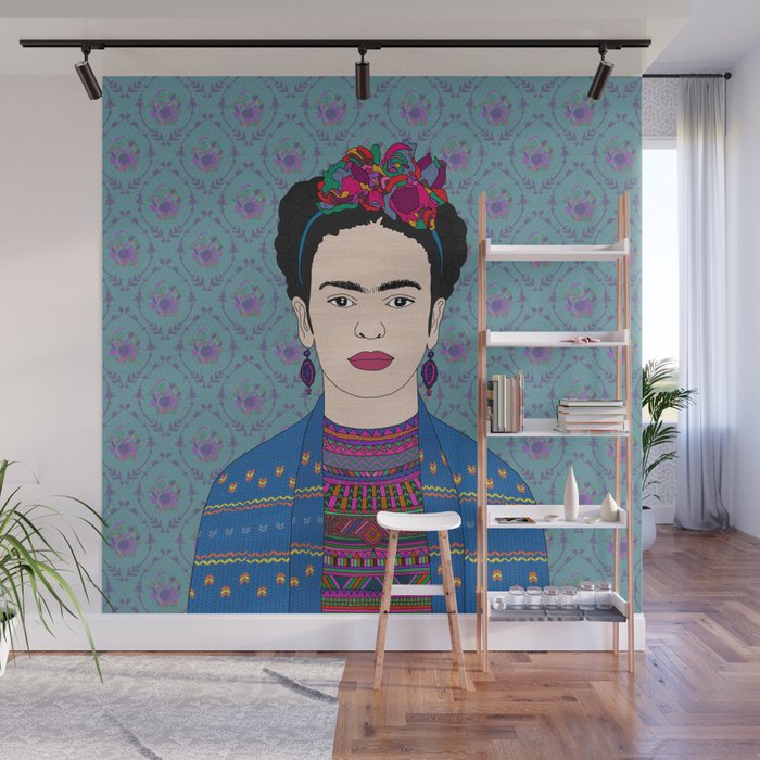 Frida Kahlo Wall Mural By Beegreen Society6 We offer an extraordinary number of hd images that will instantly freshen up your smartphone or computer. frida kahlo wall mural by beegreen