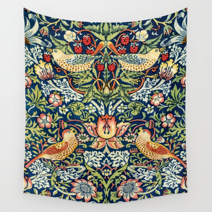 Strawberry Thief by William Morris Wall Tapestry