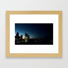 Summer Sunset in Philly Framed Art Print