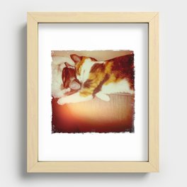 Kitty Love Recessed Framed Print