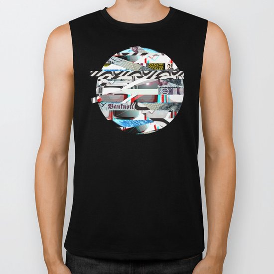 Space Strip Biker Tank
