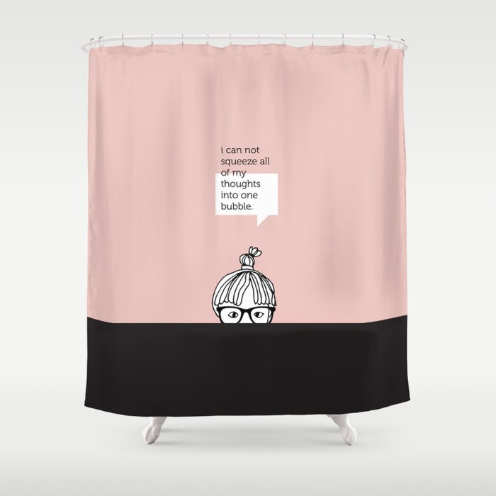 Pink Bubble /  Shower Curtain