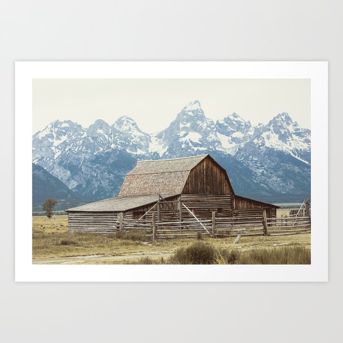 A Rocky Mountain Adventure - The Grand Tetons Art Print