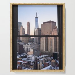 Views of the City | NYC Window Serving Tray