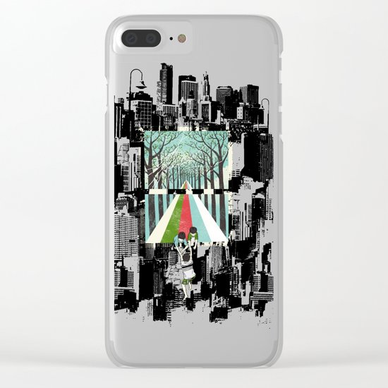 Secret Garden Clear iPhone Case