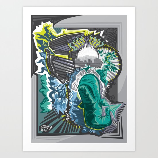 The Journey of Jonah Art Print