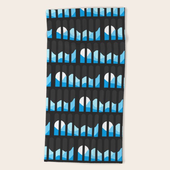 Good Night Beach Towel