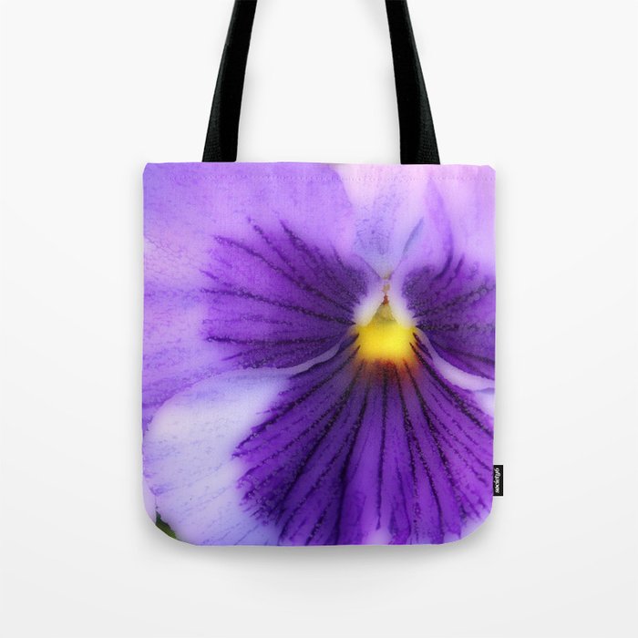 Paint Me A Pansy Tote Bag