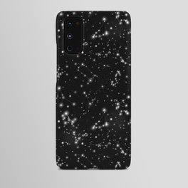 Black Galaxy Constellation Star Pattern Android Case