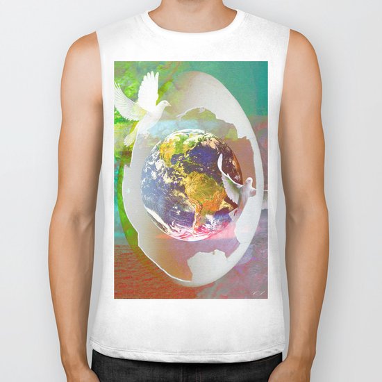 " You have a new message " Biker Tank