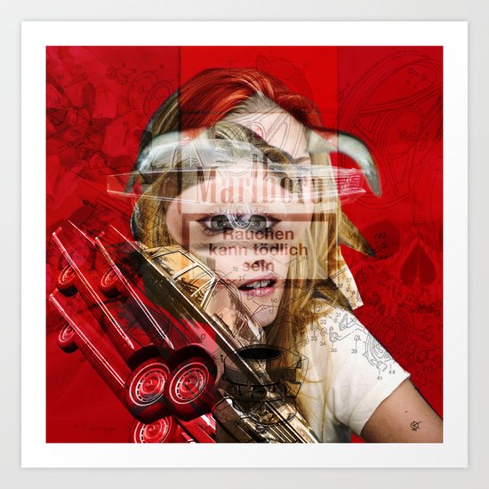 Solid Gold Art Print