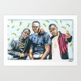Paid In Full Art Print By Moneechante Society6