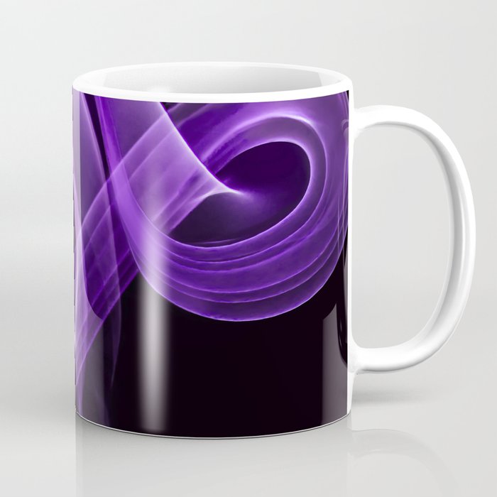 Smoke creation in cardinal purple tones Coffee Mug