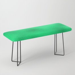 Green Neon Glass Foil Modern Collection Bench