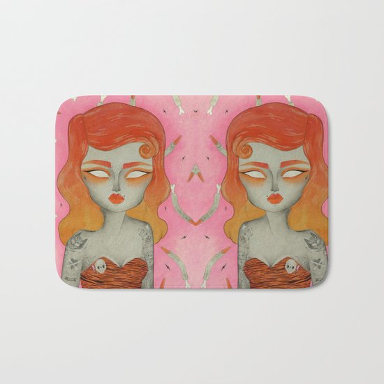 ORANGE ϟ VOODOO Bath Mat