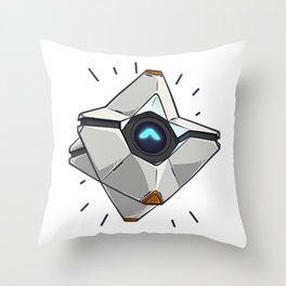 Destiny Happy/Excited Ghost Throw Pillow