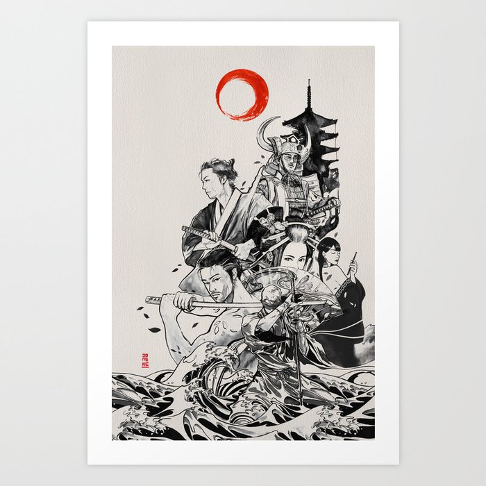 modern samurai art