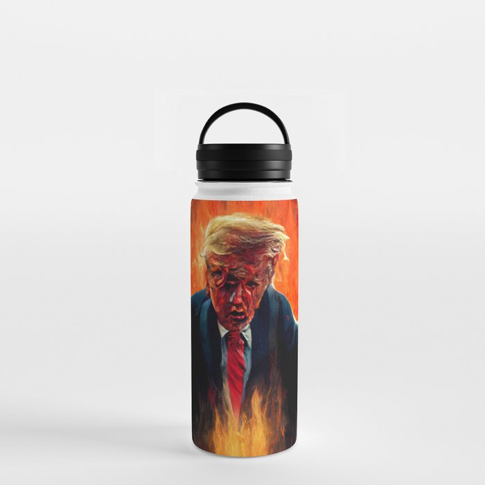Trump In The Underworld Water Bottle