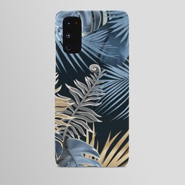 Lush Jungle Gold Grey and Blue Android Case