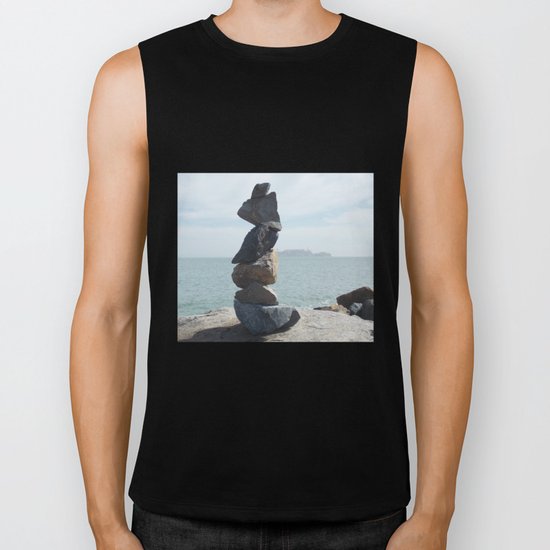Rock Sculpture Biker Tank