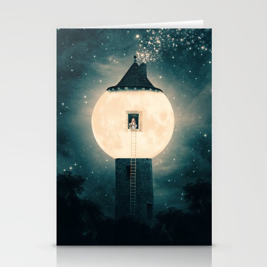 The Moon Tower Stationery Cards