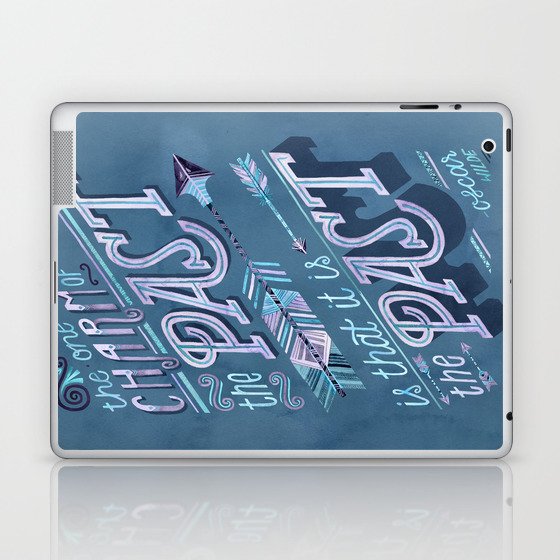 The Past is the Past Laptop & iPad Skin