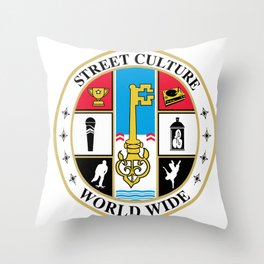 Street Culture Seal Throw Pillow
