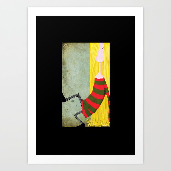 Unadjusted Again Art Print