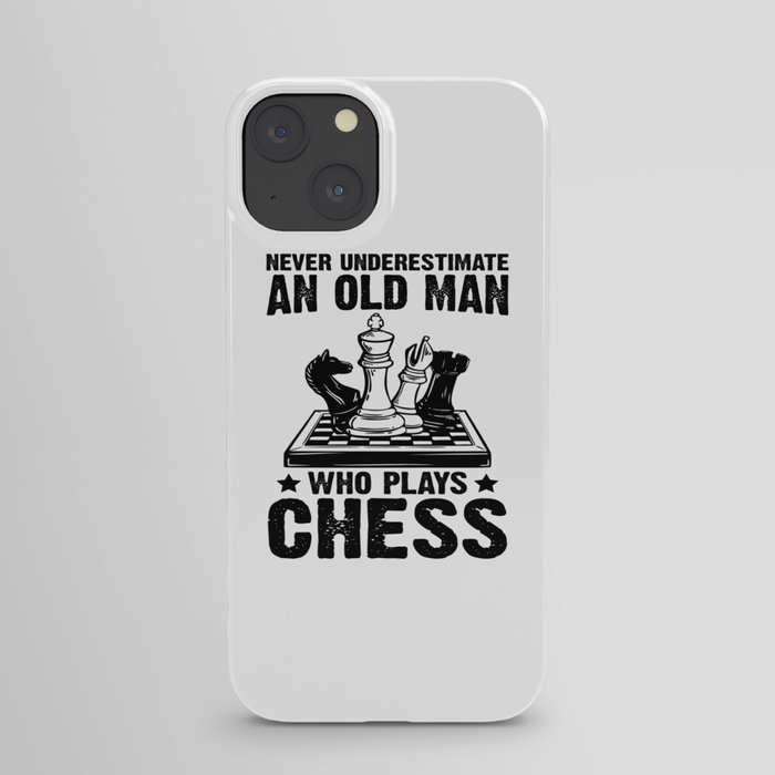 Never Underestimate To Old Man ... iPhone Case