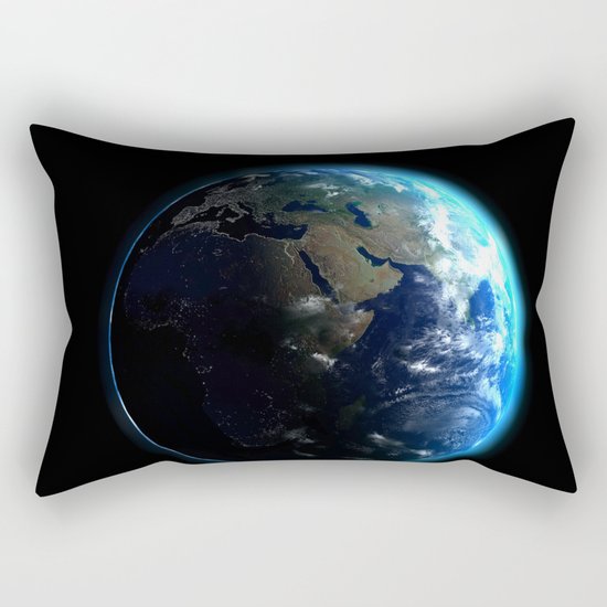 Dark Side of the Earth Rectangular Pillow