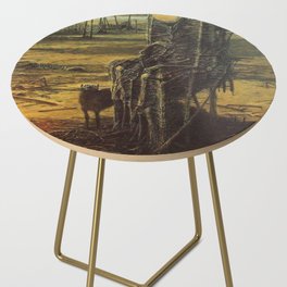 Untitled (Companion), by Zdzisław Beksiński Side Table