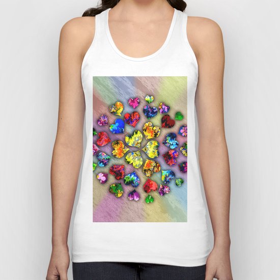 heart beat II Unisex Tank Top